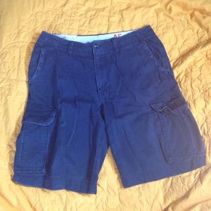 Mens blue cargo American Eagle Shorts 36 waist