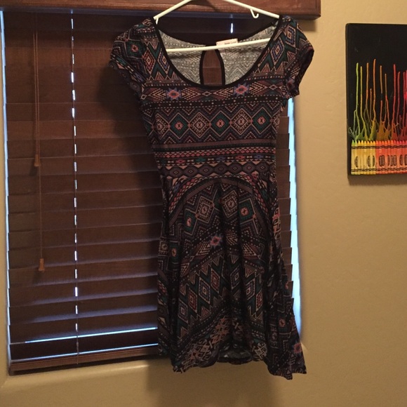 Tribal dress short. Flattering