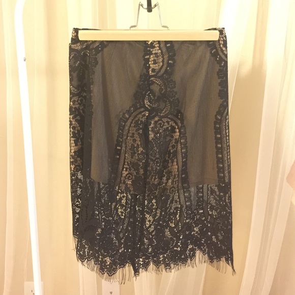 Black Lace Skirt