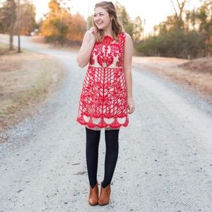 Sugared Ruby Sheath Dress