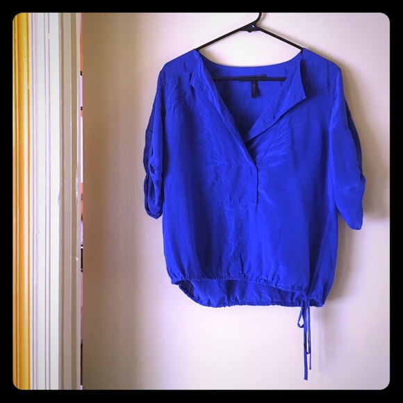 BCBG royal blue blouse