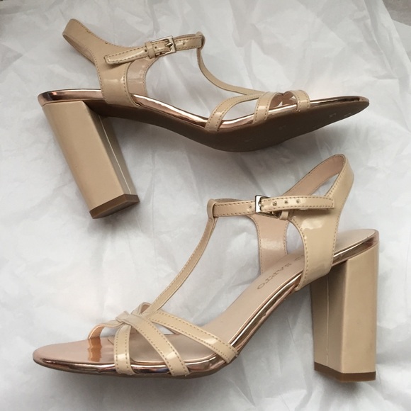 Franco Sarto Shoes - Franco Sarto Nude/Rose Gold sandals!