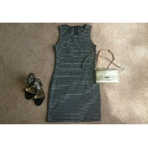 F21 Striped Bodycon Dress