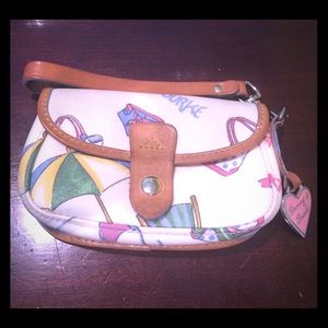 Dooney & Burke Miami Beach collection wristlet