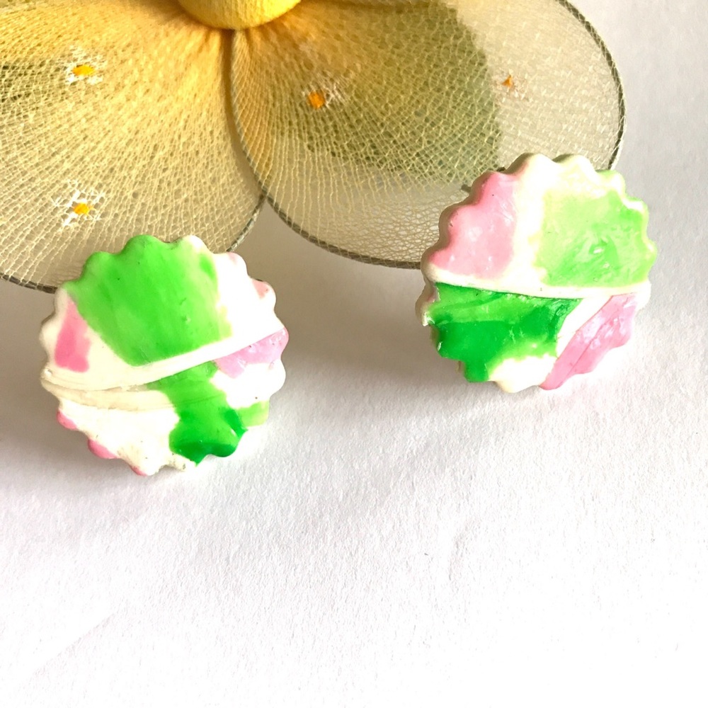 Whimsical | Handmade abstract earrings - Picture 1 of 8
