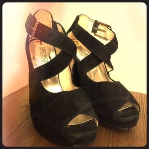 Michael Kors Chunky Heel with Straps