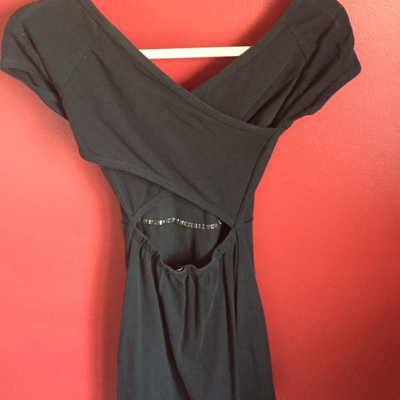 Black Cross Back (Brandy Melville) Dress ⭐️ - Picture 2 of 3