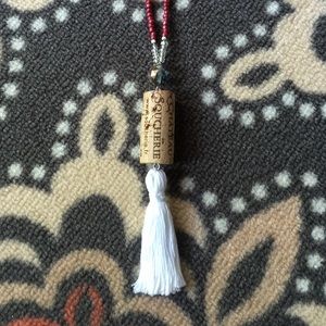 Wine Cork Tassel Necklace