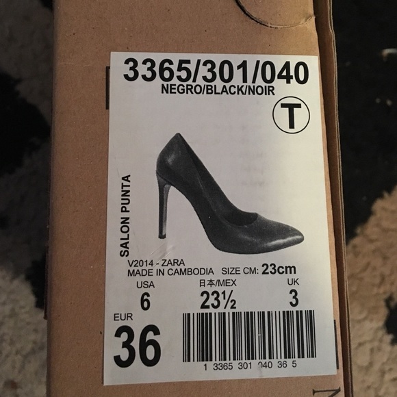 Brand new in box ZARA HEELS Sz 6 - Picture 4 of 4