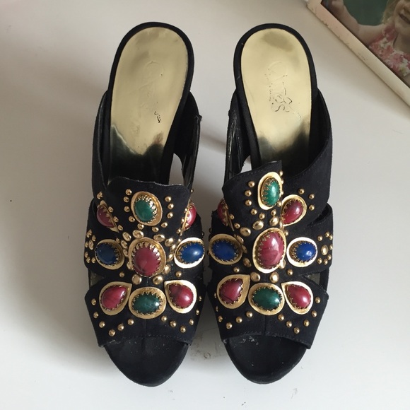 Carlos jeweled pumps