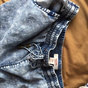 Adorable light acid target pants