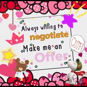 Reasonable Offers Please!