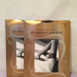 Victoria secrets glamour sheer thigh highs