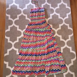 T-Bags Rainbow Maxi Dress