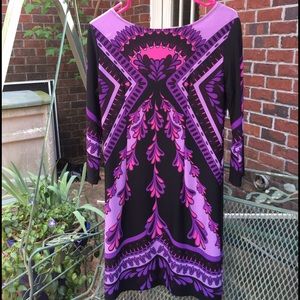 Small purple and black dress