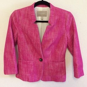 Hot pink tweed blazer, NWOT