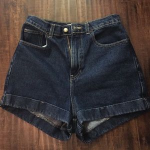 AA High Waisted Denim Shorts