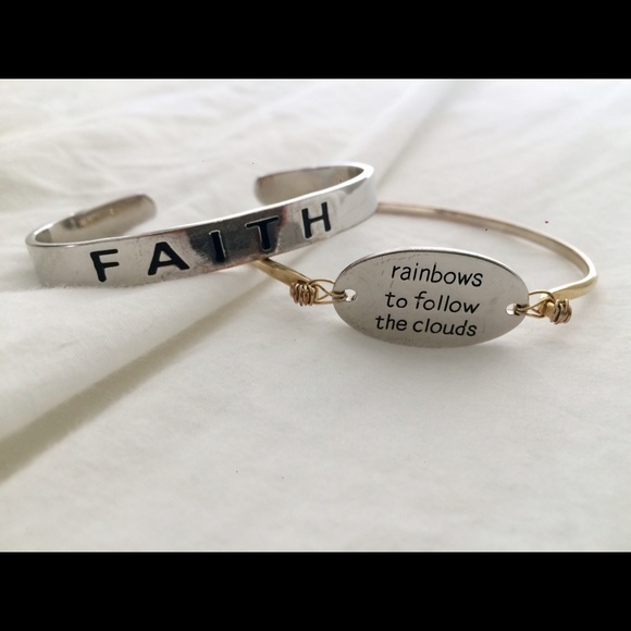 Stylish bracelets (both for $10)