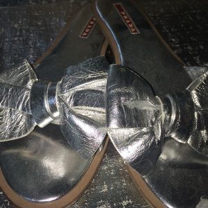PRADA slip on sandals