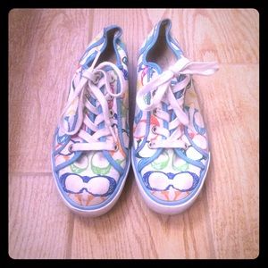 Coach scribble shoes size 8