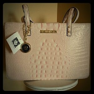Anne Klein crocodile skin purse