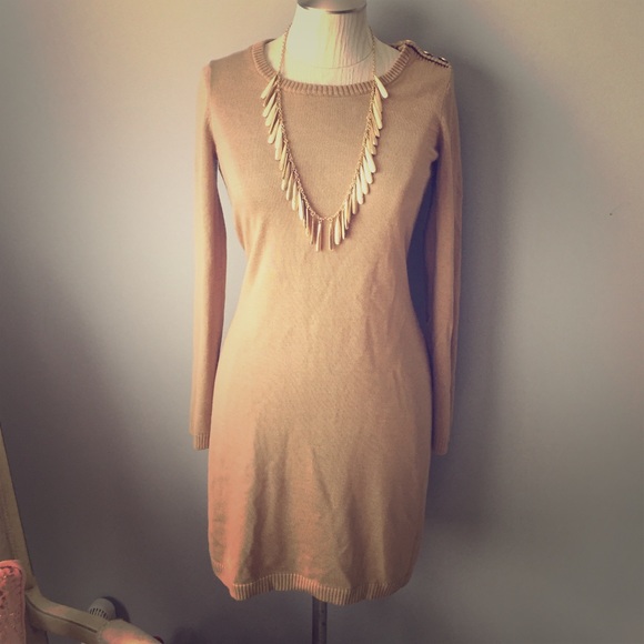 Super cute tan/Carmel medium Calvin Klein dress