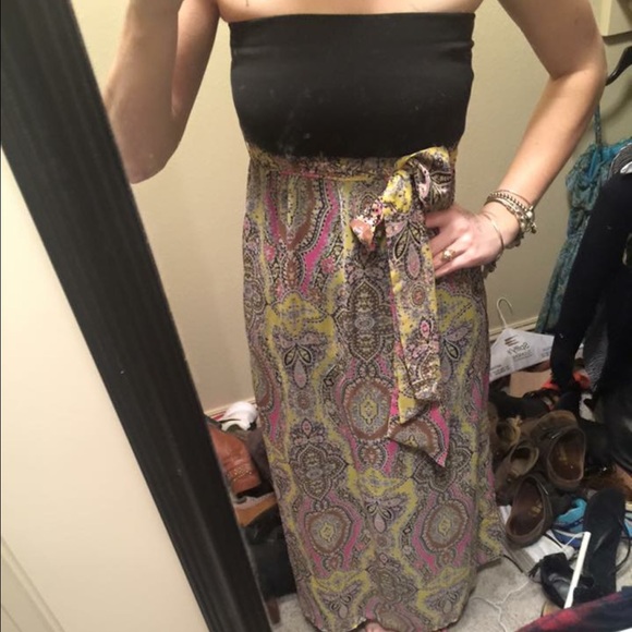 Colorful maxi dress!