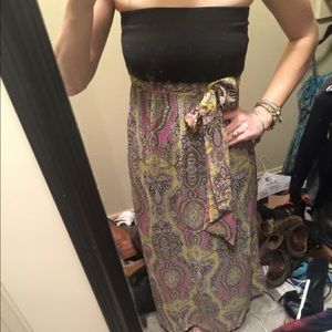 Colorful maxi dress!