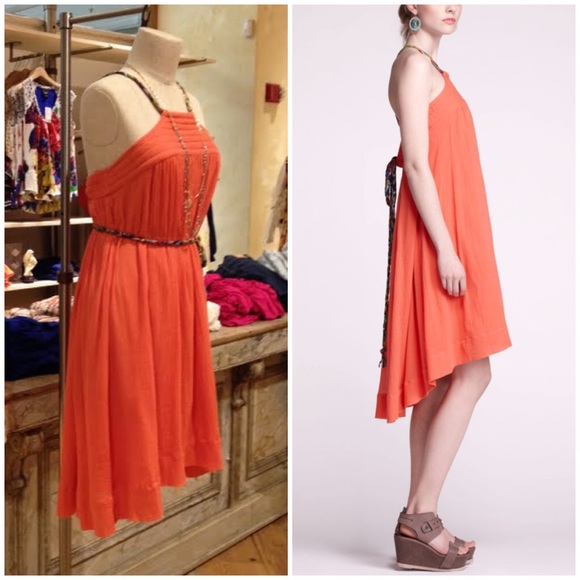 SOLD •• Anthropologie Au Fait Day Dress - Picture 2 of 3