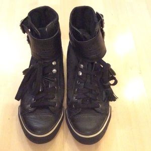 Coach Black Hightops