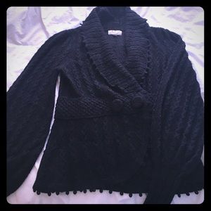 Anthropologie black sweater