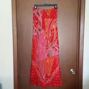 *SALE*Gorgeous MULTICOLORED hippie/boho maxi skirt