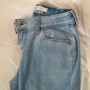 Light denim jeans