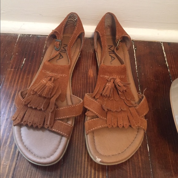 MIA fringe sandals