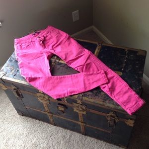 Hot Pink Skinny Zara Jeans
