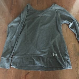 UA wide neck sweatshirt