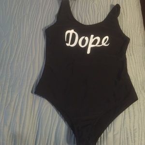 DOPE one piece Swim Suit