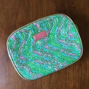 Lilly Pulitzer Alligator Large Makeup Bag