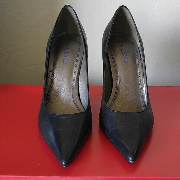 aldo black stilettos
