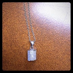 Silver Lantern Necklace