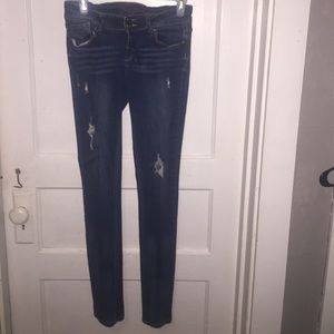 3/4 Dark Wash Jayden Jeans from Delia's