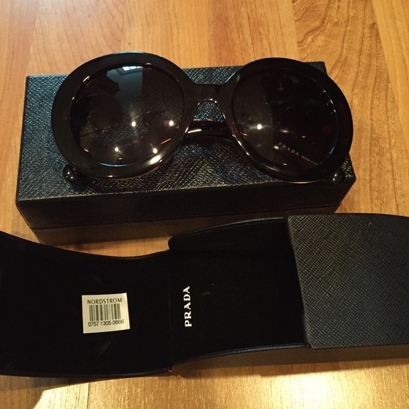 Prada Sunglasses! Dark Brown - Picture 3 of 4
