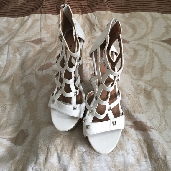 Just fab white wedges
