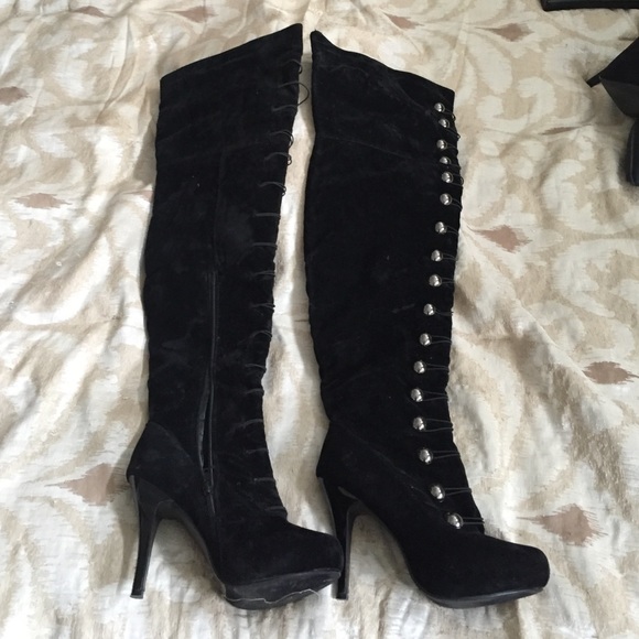 Just fab over the knee boots.