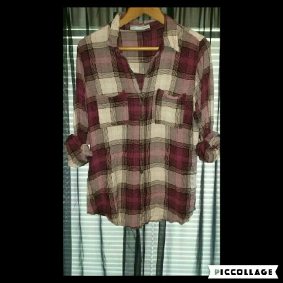 Plaid L/S Button Up