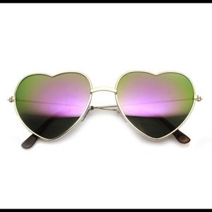 Warm colored mirror sunglasses