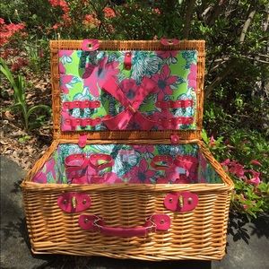 ON HOLD! Lilly Pulitzer Picnic Basket