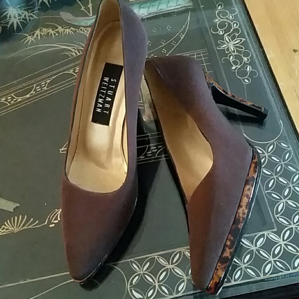 VTG Stuart Weitzman Brown Heels! 7M!♡