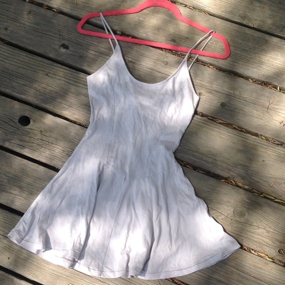 Free people gray festival dress