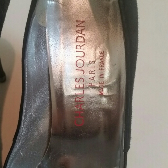 VTG Charles Jourdan Blk Rhinestone Heels! 7.5N♡ - Picture 2 of 8